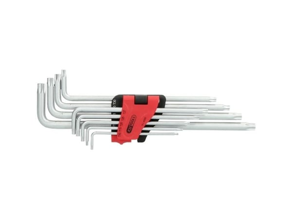 KS Tools 151.4550, Spoiler-torx, Metallisk, Stål, Kromfarget, 427 g, 9 stykker