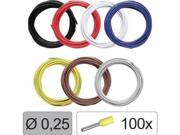 Quadrios 25CW111 enkelledare LiFY² svart/röd/vit/blå/gul/grön/brun/grau, 1 (25CW111)