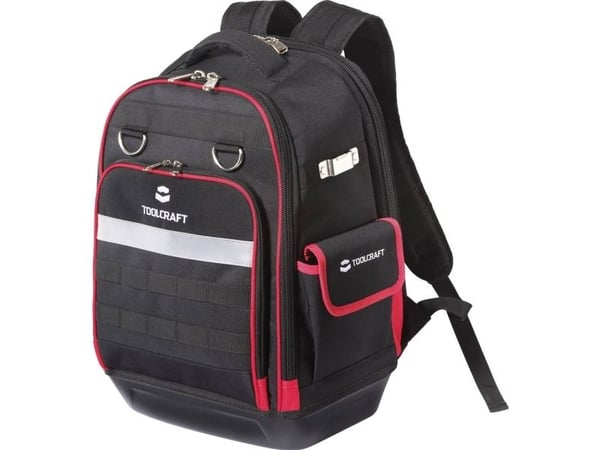 TOOLCRAFT TO-10207233 profesjonell verktøyryggsekk uten utstyr (B x H x D) 35 x 45 x 23 cm