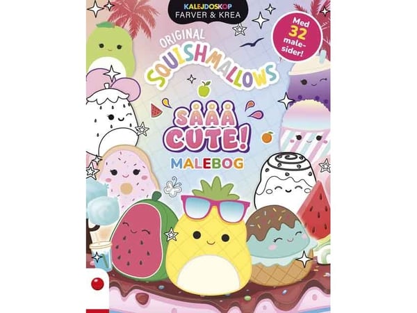 Squishmallows malebok 2: Sååå cute! | Språk: Dansk