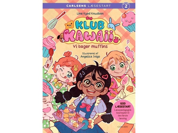 Carlsens Lesestart: Klubb Kawaii – Vi baker muffins | Line Kyed Knudsen | Språk: Dansk