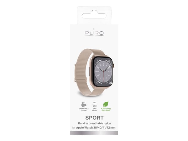 PURO SPORT, Klokkereim, Apple, Apple Watch 38/40/41mm, Nylon, 20 g, 75 mm