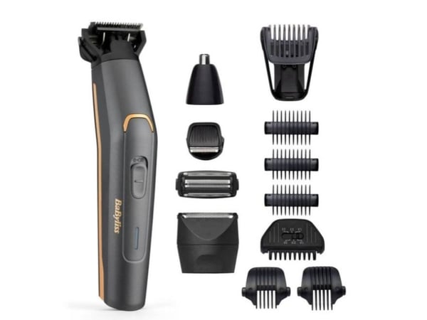 BaByliss MT987E, musta, Kulta, 1 mm, 1,4 cm, Universaali, Parta, Korva, Kulmakarva, Pää, Viikset, Nenä, Akku