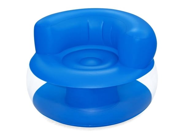 Bestway Vit uppblåsbar fåtölj 75138