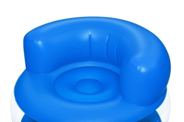 Bestway Vit uppblåsbar fåtölj 75138
