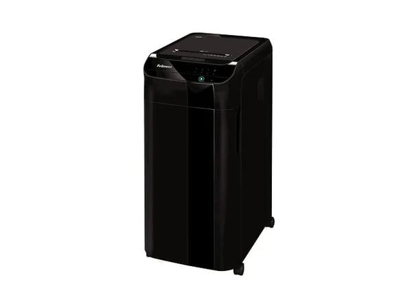 Fellowes 100135793, Konfettimakulering, 4 x 38 mm, 68 L, 750 ark, Sort, 390 mm