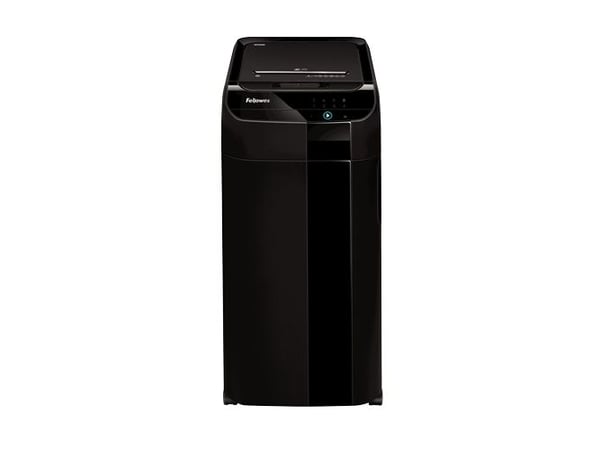 Fellowes 100135793, Konfettimakulering, 4 x 38 mm, 68 L, 750 ark, Sort, 390 mm