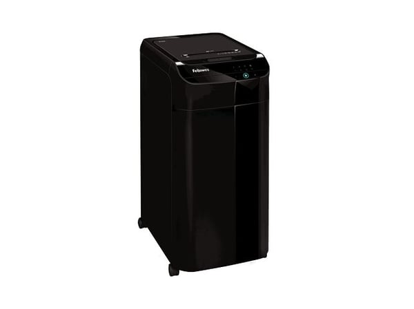 Fellowes 100135793, Konfettimakulering, 4 x 38 mm, 68 L, 750 ark, Sort, 390 mm