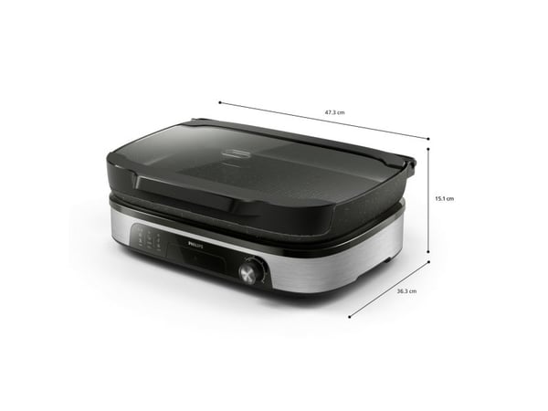 Philips 5000-serien HD6212 - Grill - elektrisk - 1250 cm2