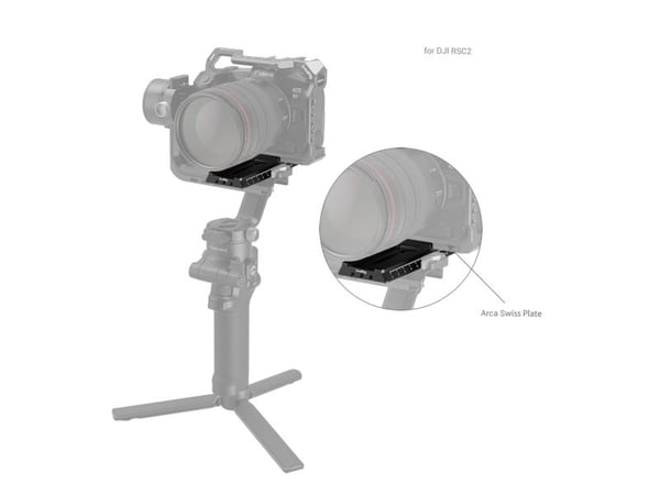SmallRig 3061, Frigjøringsplate, Sort, Aluminium, Rustfritt stål, DJI RS 2 DJI RSC 2 DJI Ronin-S DJI RS 3 DJI RS 3 Pro DJI RS 4 DJI RS 4 Pro, 140 m...