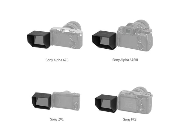 SmallRig 3206, Sort, Mikrofiber, Sony Alpha 7 IV Sony Alpha 7C II Sony Alpha 7C Sony Alpha 7CR Sony Alpha 7S III Sony ZV-E1 Sony..., 74 mm, 62 mm, ...
