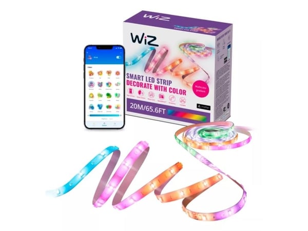 WiZ 929004126101, Vegglampe, Ambience, Soverom, Stue, Hvit, Plast, IP20