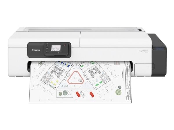 Canon imagePROGRAF TC-21 - 24" storformatsskriver - farge - ink-jet - Rull A1 (61,0 cm) - 2400 x 1200 dpi - inntil 2 spm (mono) / inntil 1 spm (far...