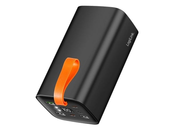 LogiLink PA0351, 50000 mAh, Lithium Polymer (LiPo), Power Delivery 3.0, Quick Charge 3.0, 100 W, Sort