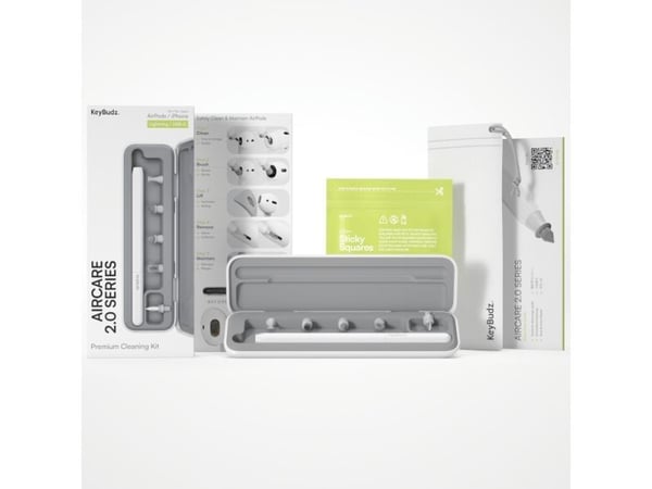 Class and Culture LLC KeyBudz AirCare 2.0 Premium Cleaning Kit - AirPodien ja salama-USB-C-porttien puhdistamiseen