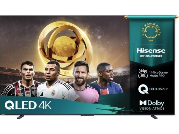 Hisense 100E7Q PRO, 2,54 m (100"), 3840 x 2160 piksler, QLED, Smart TV, Wi-Fi, Svart
