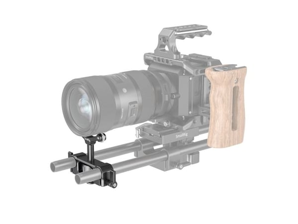 SmallRig 2727, Objektivstøtte, Sort, Aluminium, 107 mm, 27 mm, 77,5 mm