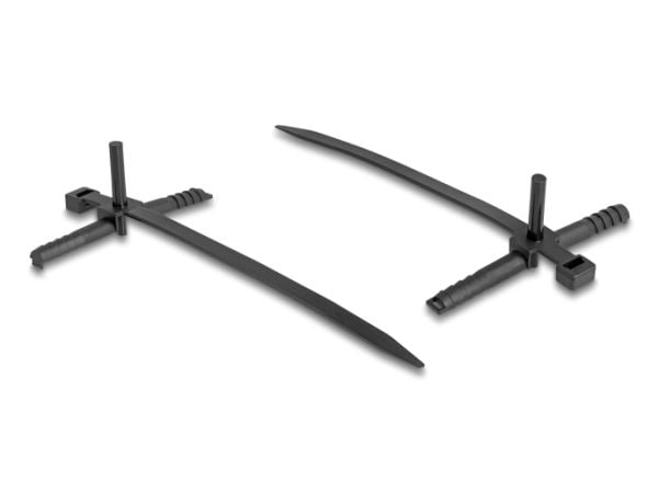 Delock kaapelinsiteet tapilla L 150 x W 7,0 mm musta 100 kpl