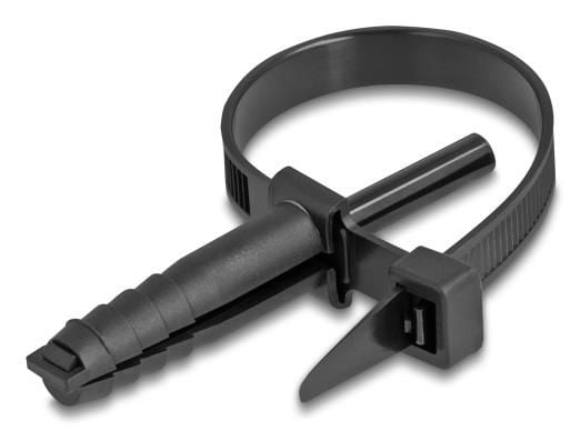 Delock kaapelinsiteet tapilla L 150 x W 7,0 mm musta 100 kpl