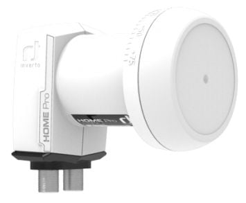 Inverto HOME Pro, Twin LNB, 10,7 - 12,75 GHz, 9,75 GHz, 10,6 GHz, 950 - 2150 MHz, -80 dBc/Hz