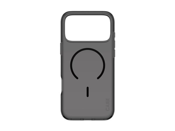 PanzerGlass CARE™ by ® Smokey Case w. Black MagSafe iPhone 17 Pro Max, Etui, Apple, Apple - iPhone 17 Pro Max, Svart