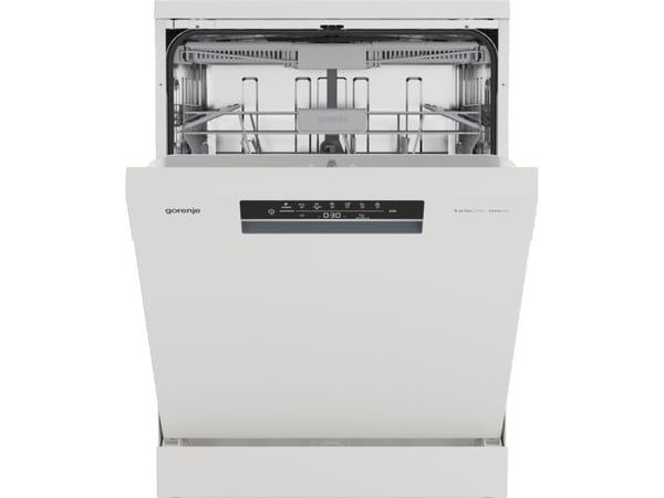 Gorenje GS643C90W, Frittstående, Full størrelse (60 cm), Hvit, Berøringskontroll, 3 kurver, Øvre