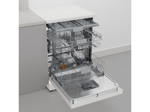 Gorenje GS643C90W, Frittstående, Full størrelse (60 cm), Hvit, Berøringskontroll, 3 kurver, Øvre
