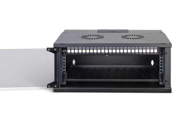 Digitus SOHO PRO Series - Skap - 540x400 mm (WxD) - veggmonterbar - RAL 9005, svart - 4U - 19"