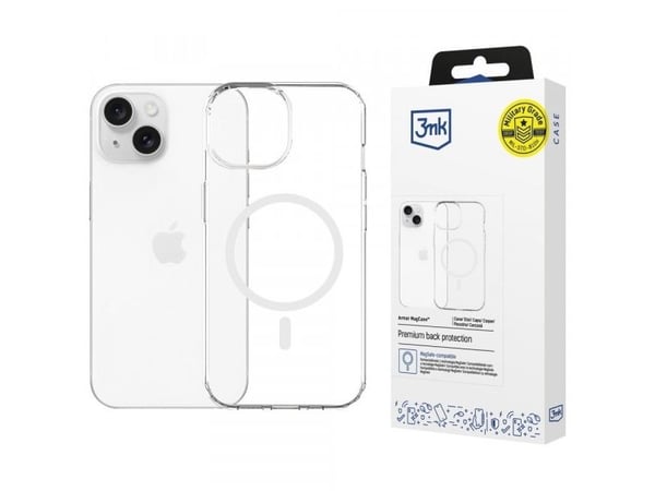 3mk Armor MagCase för iPhone 13 / 14 - transparent