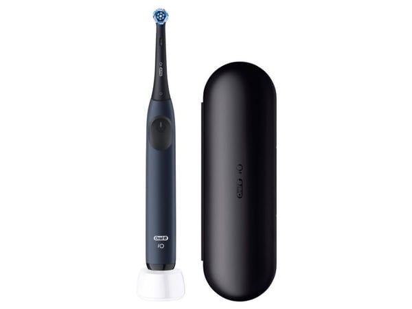 Oral-B iO Series 2, Voksen, Vibrerende tannbørste, Daglig stell, Sensitiv / Myk, Super sensitive, Blå, 2 min, Batteri