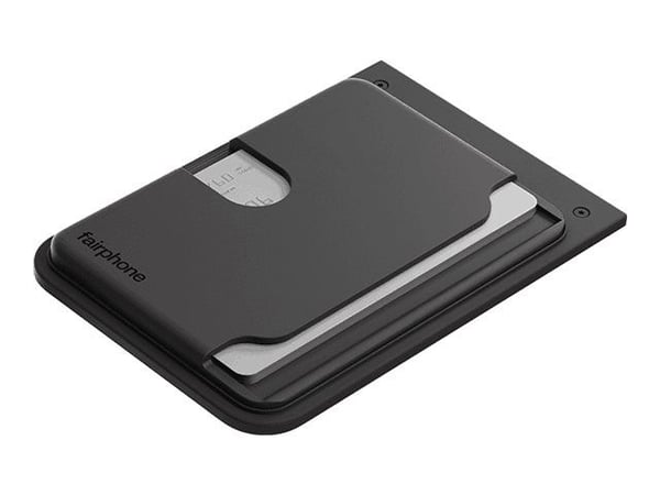 Fairphone - Bakstycke för mobiltelefon - horisont svart - för Fairphone (Gen. 6)