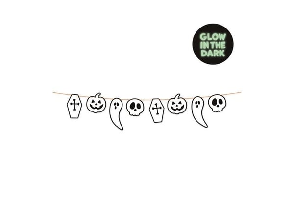 Halloween Boo guirlande, 2 m