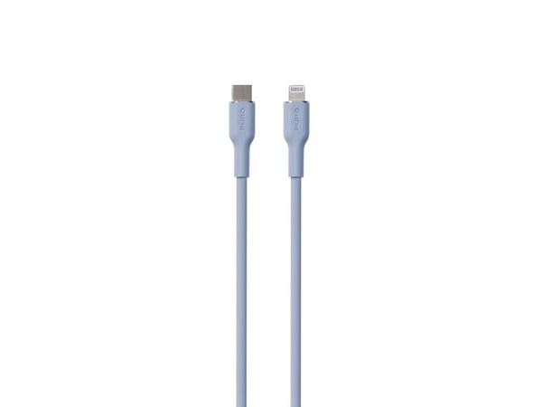 PURO PUCAPLTUSBCICONLBLUE, 1,5 m, Lightning, USB C, Hankjønn, Hankjønn, Blå
