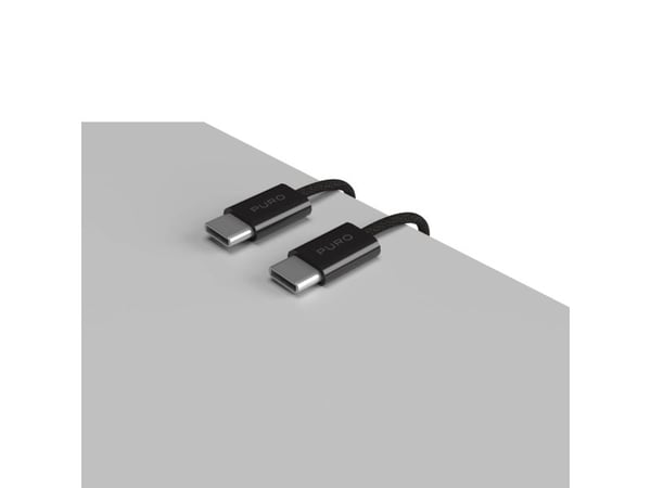 PURO PUCCCFABK415MTBLK, 1,5 m, USB C, USB C, USB 2.0, 0,48 Gbit/sek., Lajittelu