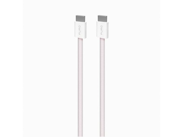 PURO PUCCCFABK415MTROSE, 1,5 m, USB C, USB C, USB 2.0, 0,48 Gbit/s, Rosa