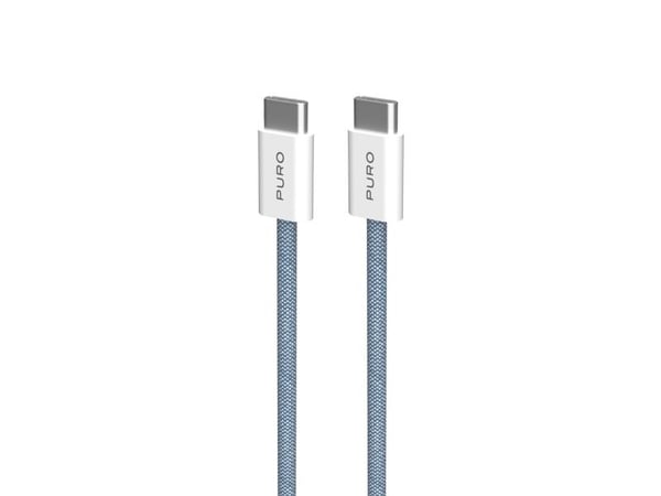 PURO PUCCCFABK415MTBLUE, 1,5 m, USB C, USB C, USB 2.0, sininen
