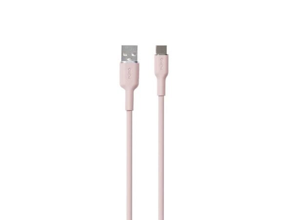PURO PUUSBCICONROSE, 1,5 m, USB A, USB C, USB 3.2 Gen 1 (3.1 Gen 1), Rosa