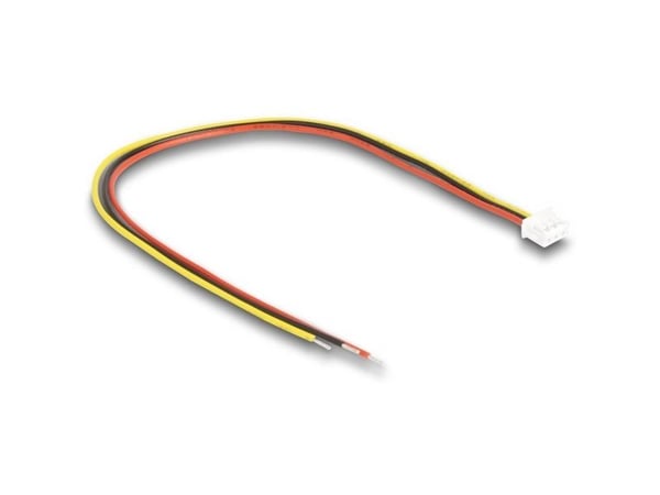 Delock - Datakabel - 3-pin connector (1.5mm pitch) (hunn) til uisolert tråd - 10 cm