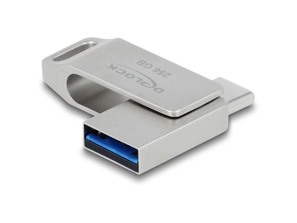 Delock - USB-flashstasjon - 256 GB - USB 3.0 / USB-C