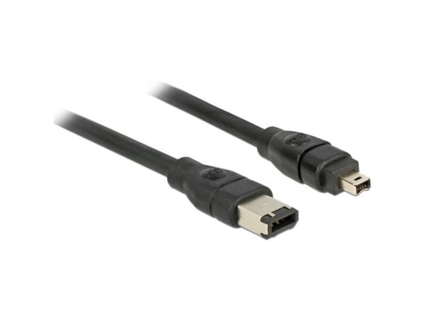 Delock - IEEE 1394-kabel - 6 pin FireWire (hann) til 4 pin FireWire (hann) - 3 m