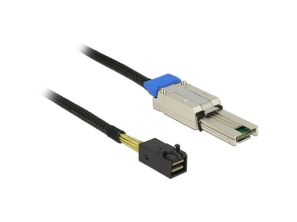 Delock - SAS intern til ekstern kabel - SAS 6Gbit/s - 26-stifts 4x Mini SAS (hann) til 4 x Mini SAS HD (SFF-8643) (hann) - 1 m