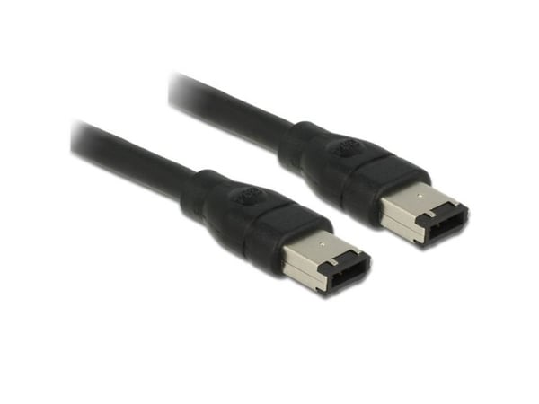 Delock - IEEE 1394-kabel - 6 pin FireWire (hann) til 6 pin FireWire (hann) - 50 cm - formstøpt
