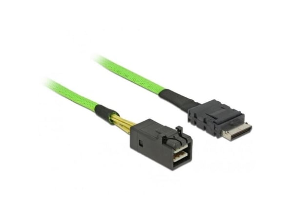 Delock OCuLink - SATA/SAS-kabel - SAS 12Gbit/s - 4i MiniLink SAS (SFF-8611) (hann) til Mini SAS HD (SFF-8643) (hann) - 50 cm