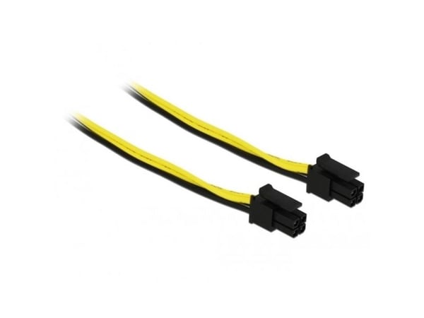 Delock - Strømkabel - 4-stifts Micro-Fit (hann) til 4-stifts Micro-Fit (hann) - 10 cm