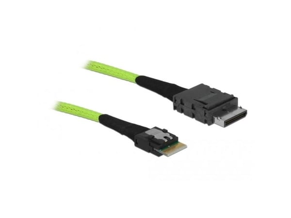 Delock OCuLink - SAS internt kabel - OCuLink (SFF-8611) (han) til 4i Slim SAS (han) - 50 cm