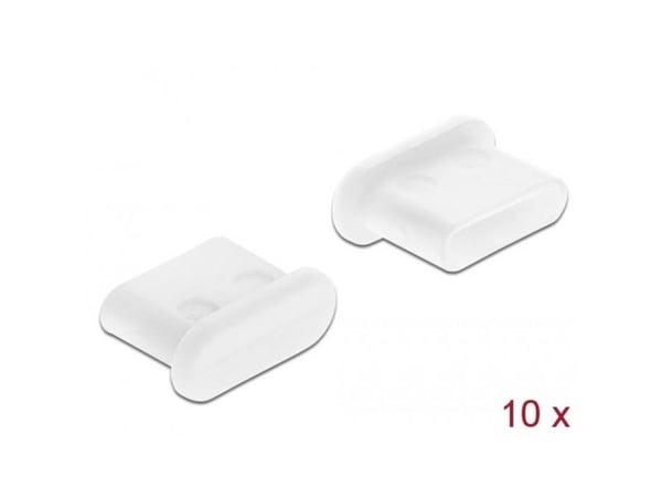 DeLOCK 64095, USB Type-C, Polyeteeni (PE), Valkoinen, 6,5 mm, 9,8 mm, 4 mm