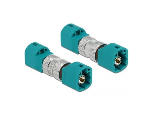 Delock - Data-adapter - HSD Z plugg til HSD Z plugg - RAL 5021, vannblå