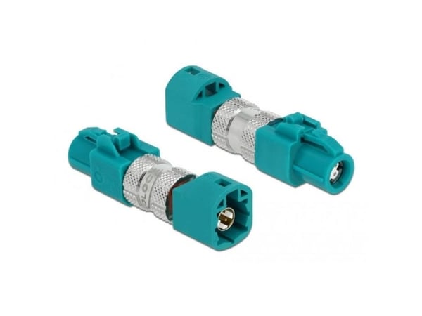 Delock - Data-adapter - HSD Z hunn til HSD Z hann - RAL 5021, vannblå