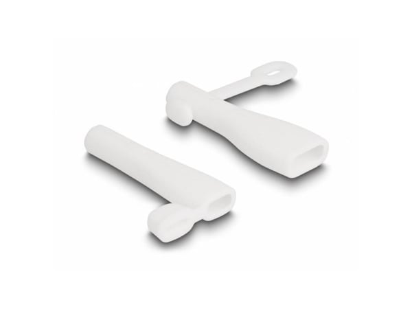 Delock pölysuoja USB Type-A pistokkeelle ja USB Type-C pistokkeelle 2 kpl valkoinen