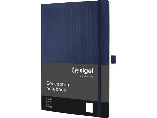 Sigel CO340 Notatbok Conceptum softcover A4 blank mørkeblå antall blader (CO340)